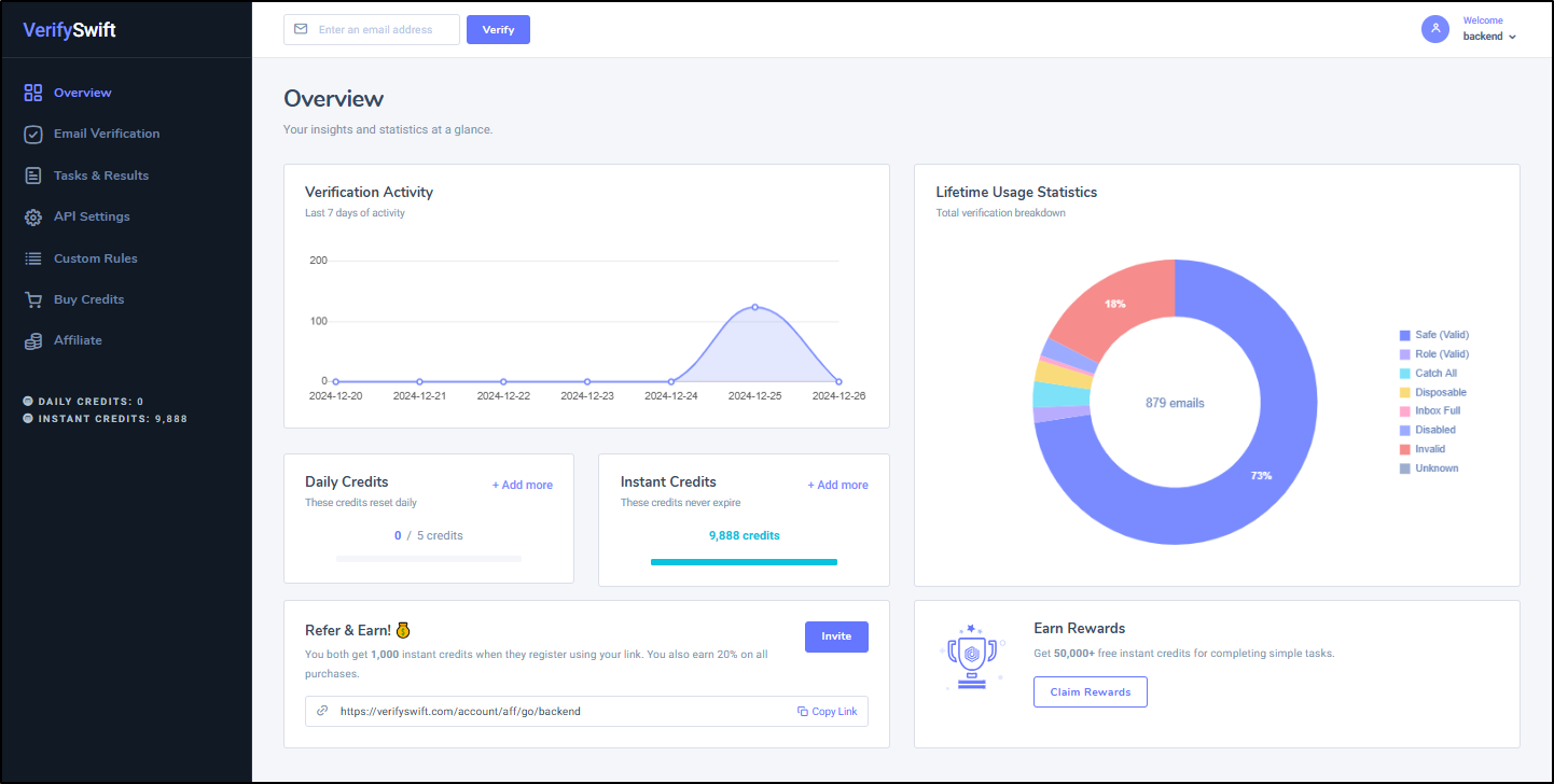 VerifySwift Screenshot
